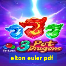 elton euler pdf